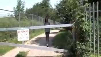 Collection of females urinating outside
